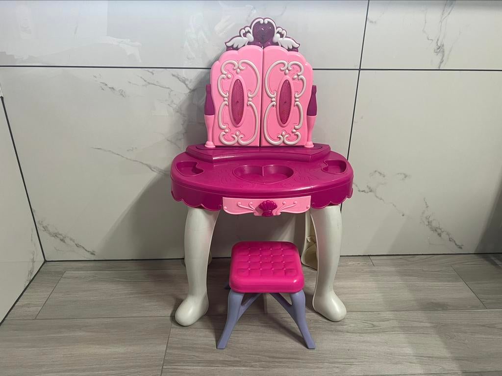 Make up tafel "Glamor mirror" met licht en geluid, Kinderen en Baby's, Ophalen of Verzenden