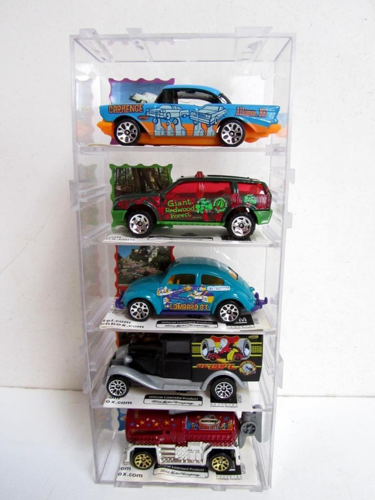 Set van 5 Matchbox Superfast 2004 "Mail-in Around The World", Hobby en Vrije tijd, Modelauto's | Overige schalen, Nieuw, Auto