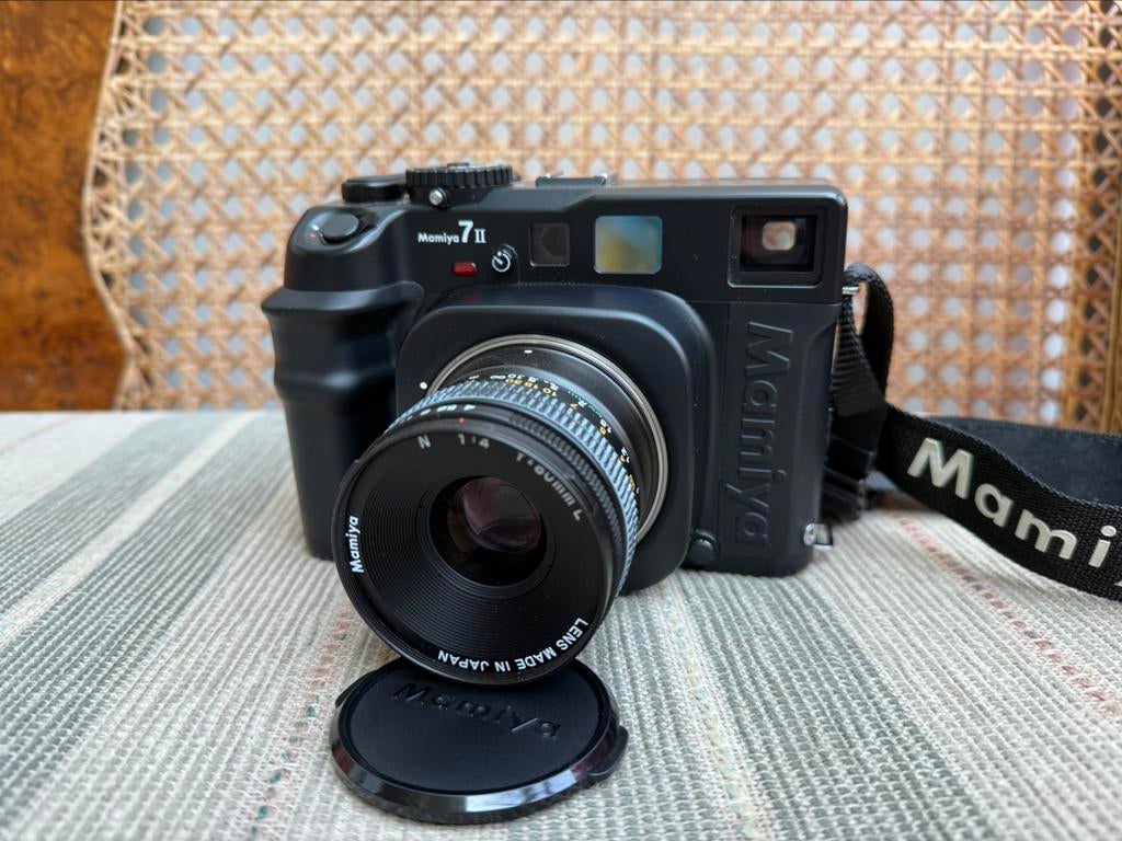 Nieuwstaat Mamiya 7 II 6x7 Medium Format 120 Film Camera, Ophalen of Verzenden, Zo goed als nieuw