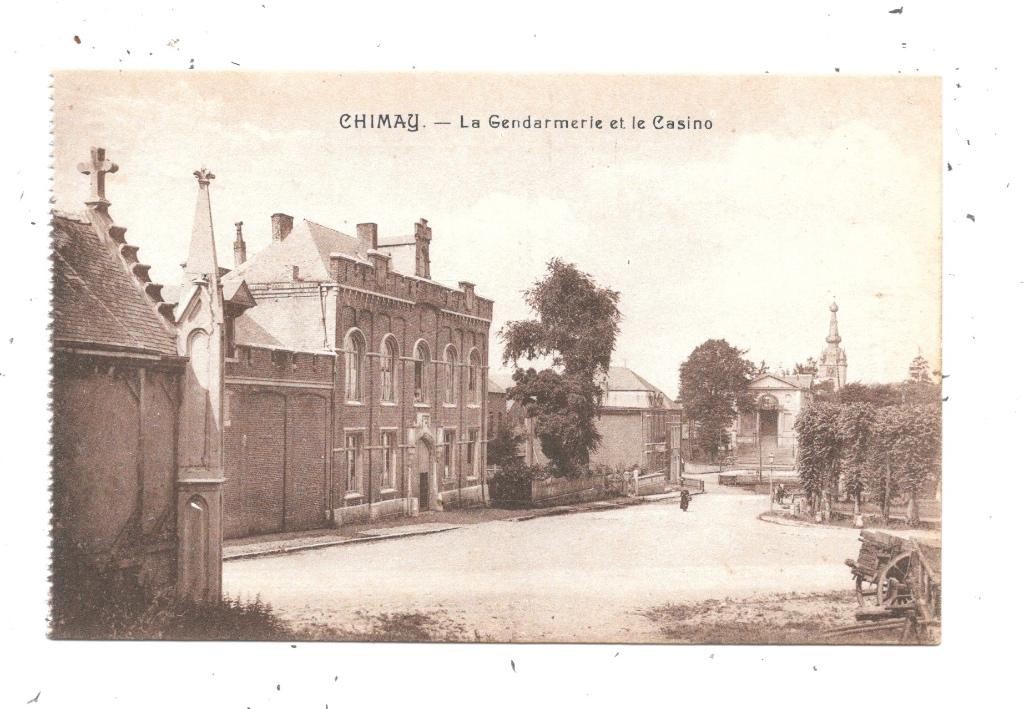Chimay NA92: La Gendarmerie et le Casino, Collections, Envoi, 1920 à 1940, Non affranchie, Hainaut