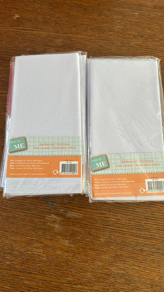 Borduurstof, Ophalen, Zo goed als nieuw