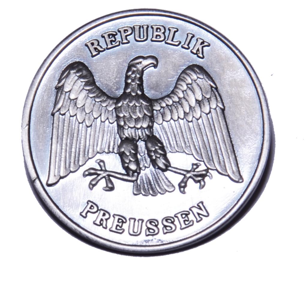 Médaille de retour de la République de Preussen, Envoi, Armée de terre, Objet d'art