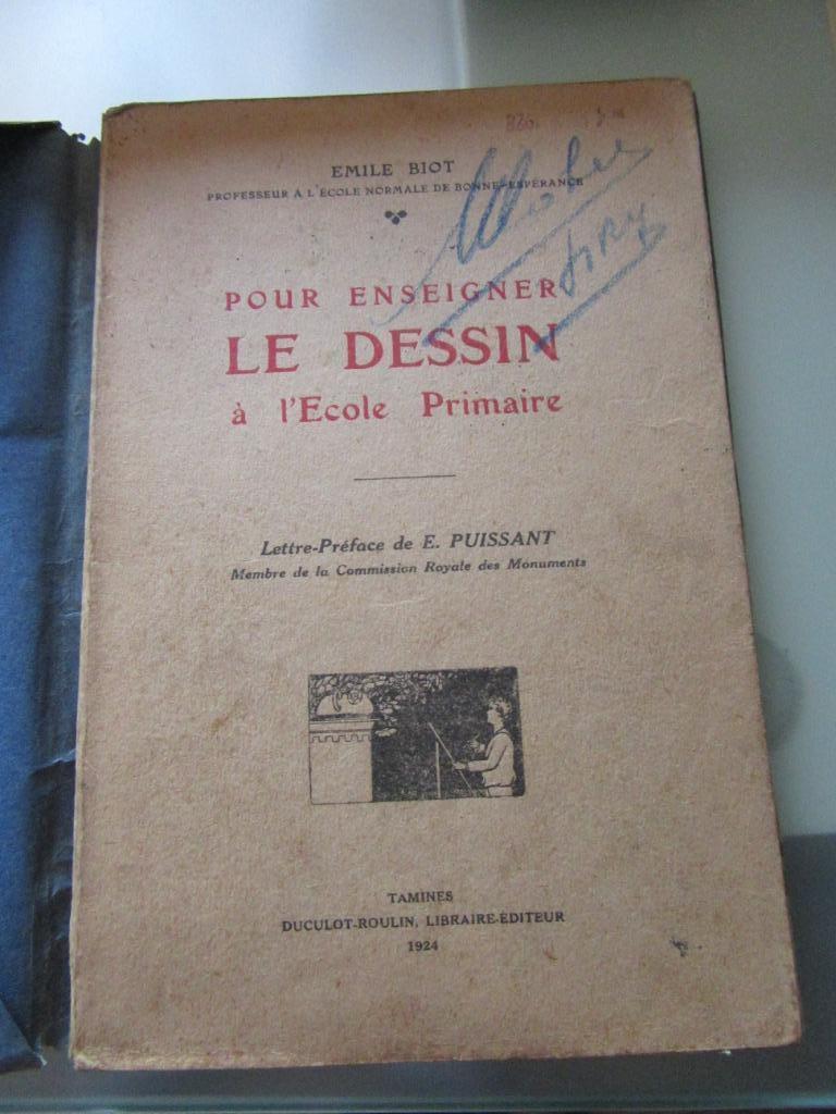 pour enseigner le dessin à l'école primaire Emile Biot 1924, Antiek en Kunst, Ophalen