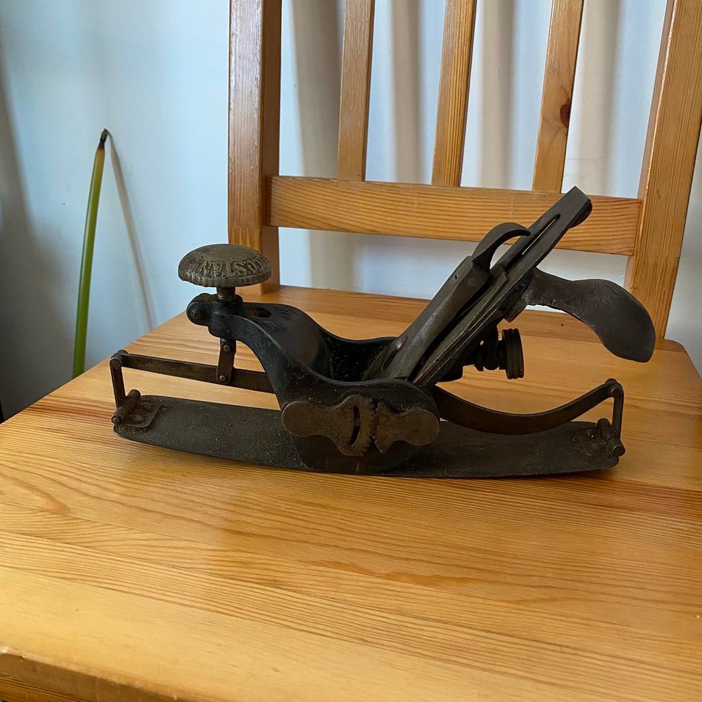 Stanley n* 113, gebogen kont, kantelbare zool, Ophalen of Verzenden, Gebruikt