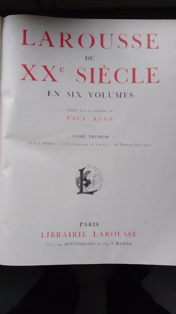 dictionnaire Larousse, Antiquités & Art, Enlèvement
