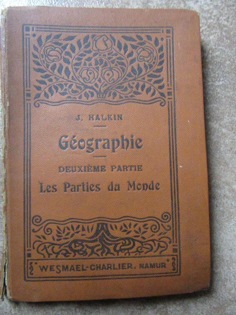 Géographie J Halkin 2ème partie les parties du monde, Livres, Livres scolaires, Enlèvement, Utilisé, Géographie