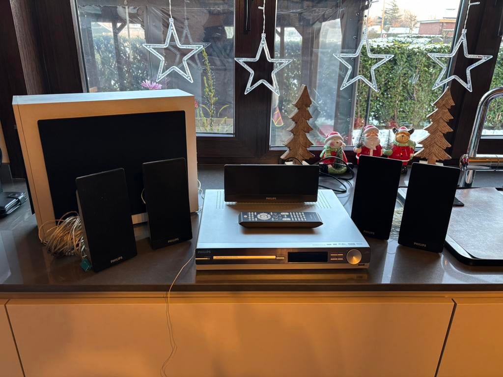 Philips DVD home cinema systeem, Philips, Enlèvement, Utilisé, 70 watts ou plus