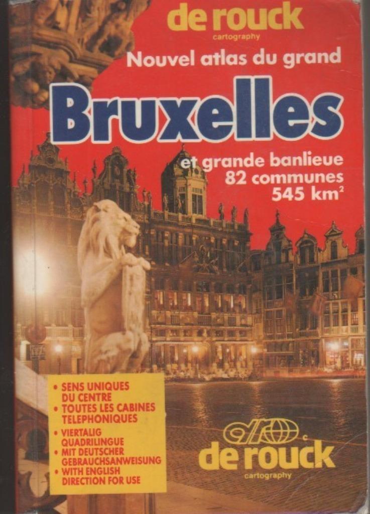 Nouvel atlas du grand Bruxelles, Boeken, Atlassen en Landkaarten, Ophalen of Verzenden