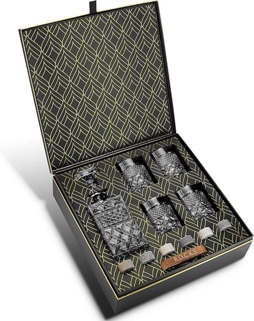 Coffret cadeau carafe à whisky LIVRAISON RAPIDE ET GRATUITE