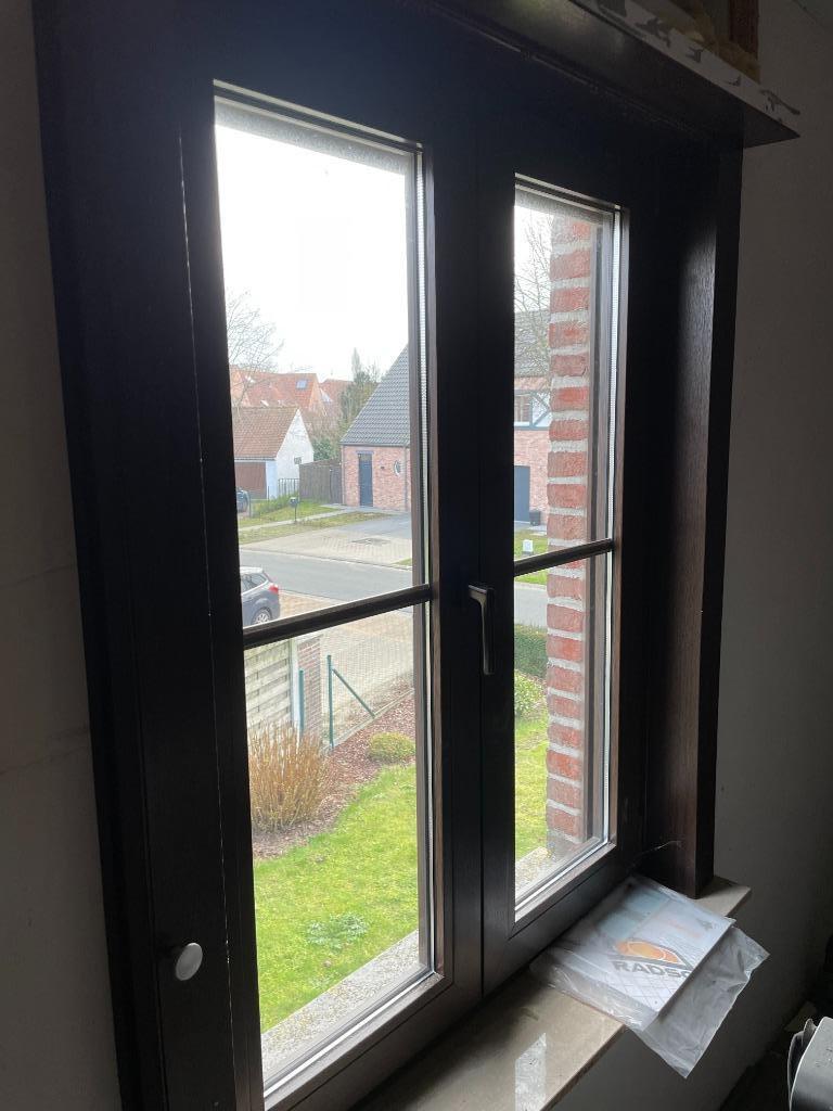 pvc ramen, Doe-het-zelf en Bouw, Glas en Ramen, Zo goed als nieuw, Gevelraam of Ruit, 120 tot 160 cm, 120 tot 160 cm, Dubbelglas