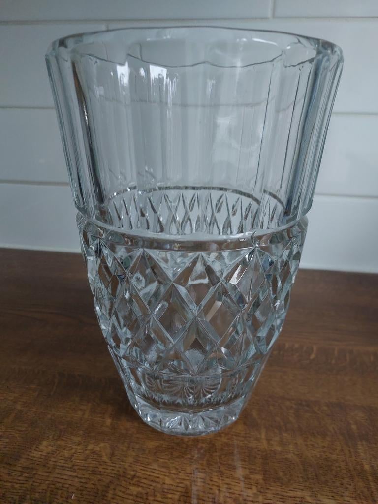 Grand Vase  val saint lambert année  60 cristal, Enlèvement