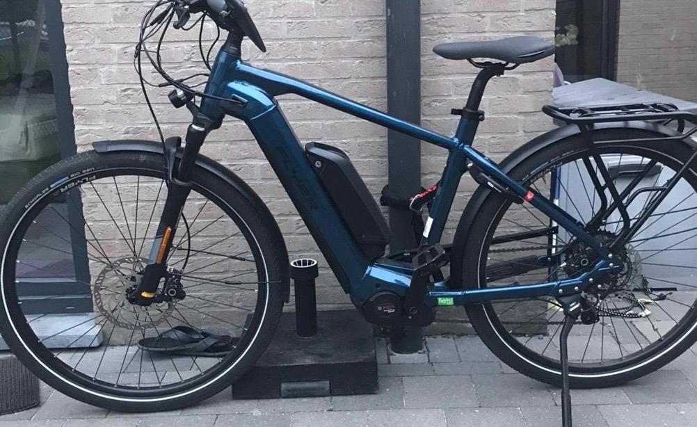 Flyer Upstreet 4.7 10HS dual battery 2, Fietsen en Brommers, Elektrische fietsen, Ophalen, Gebruikt, 50 km per accu of meer, 55 tot 59 cm