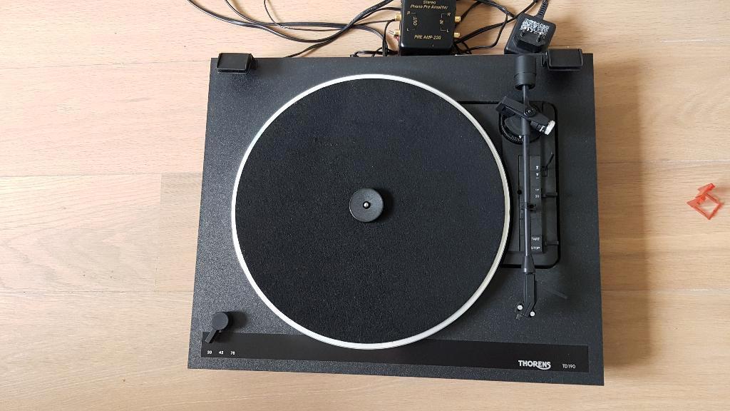 platensler Thorens TD 190, Audio, Tv en Foto, Platenspelers, Ophalen, Zo goed als nieuw, Platenspeler, Thorens