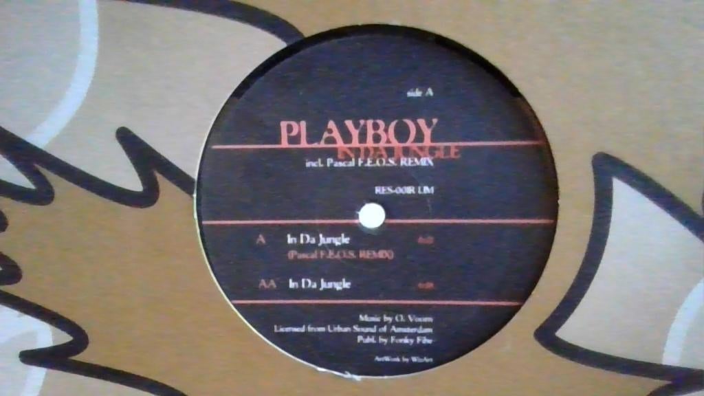 PLAYBOY " IN THE JUNGLE ", Cd's en Dvd's, Vinyl | Dance en House, Ophalen of Verzenden, Gebruikt, 12 inch, Techno of Trance
