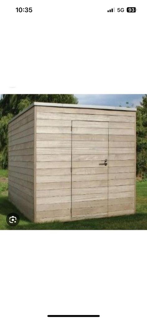 Maison de jardin iroko box neuve, Enlèvement, Neuf, Bois, Autres types
