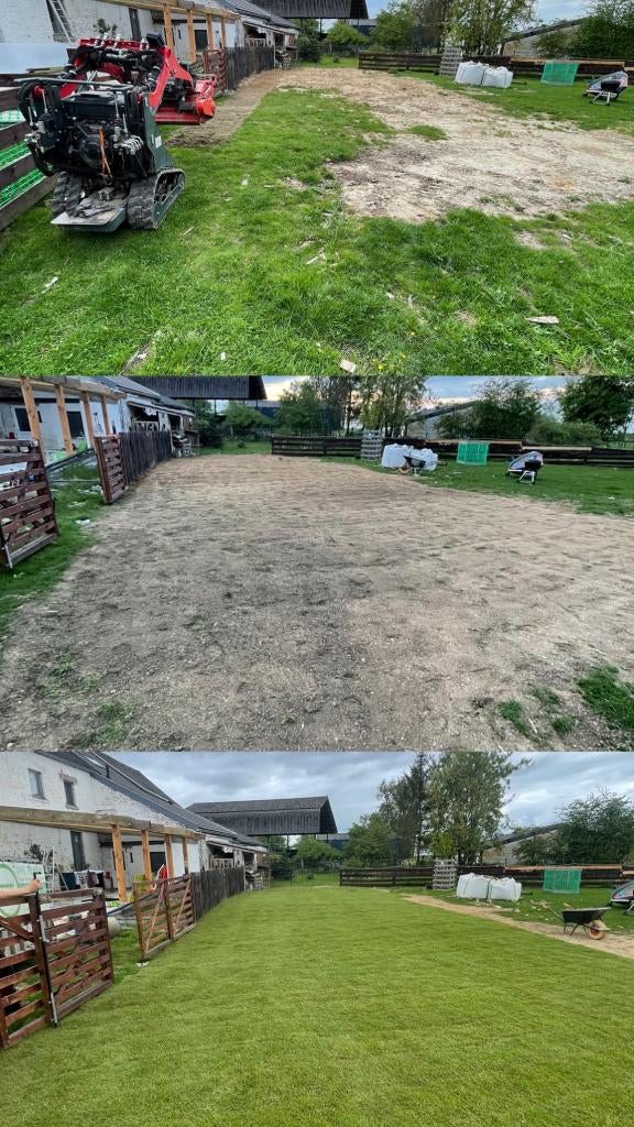 création de jardin/pelouse/gazon, Jardin & Terrasse, Gazon & Gazon artificiel, Enlèvement, Neuf, 20 m² ou plus, Herbe