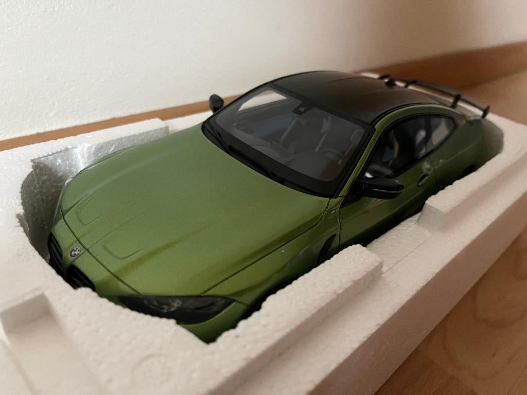 BMW M4 G82 M Performance Parts 1/18 GT Spirit, Ophalen of Verzenden, Nieuw, Auto, Overige merken