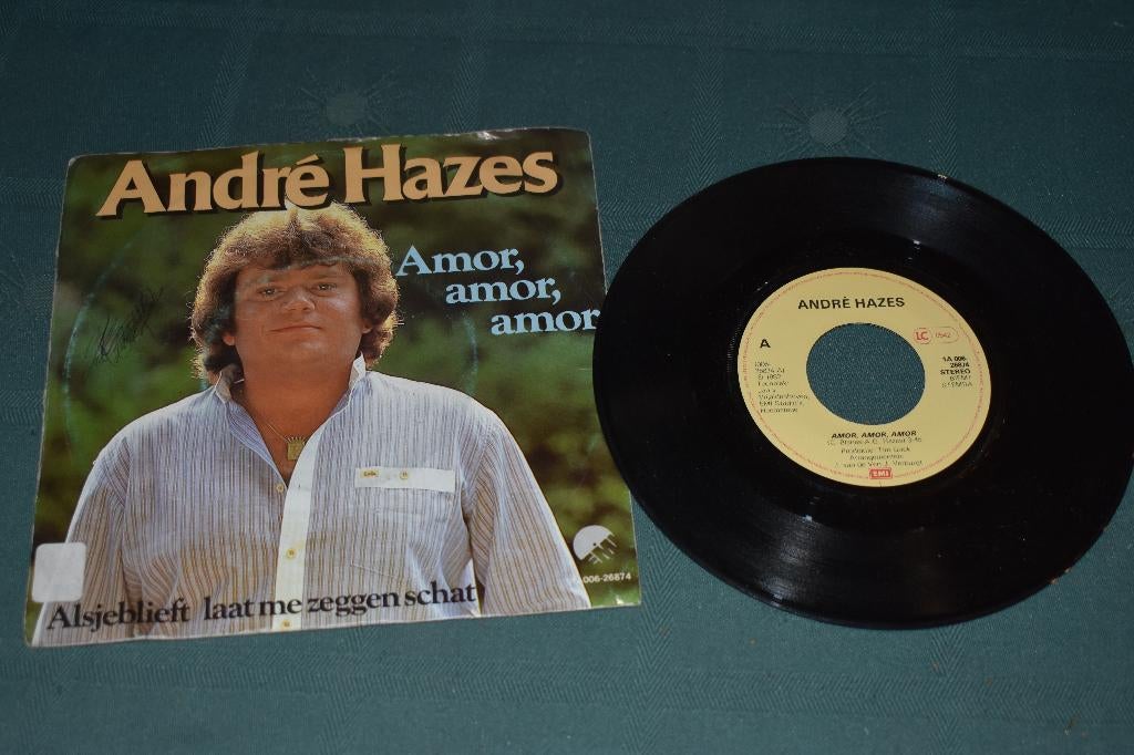 uit 1982, mooie 45t vinylsingel van André HAZES, Cd's en Dvd's, Vinyl | Nederlandstalig, Ophalen of Verzenden, Zo goed als nieuw