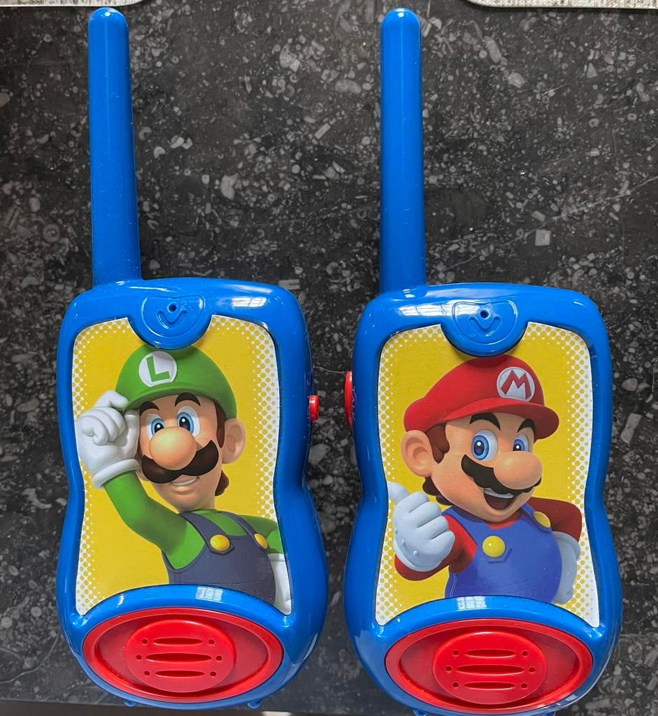 Walkie talkies Mario, Ophalen, Zo goed als nieuw