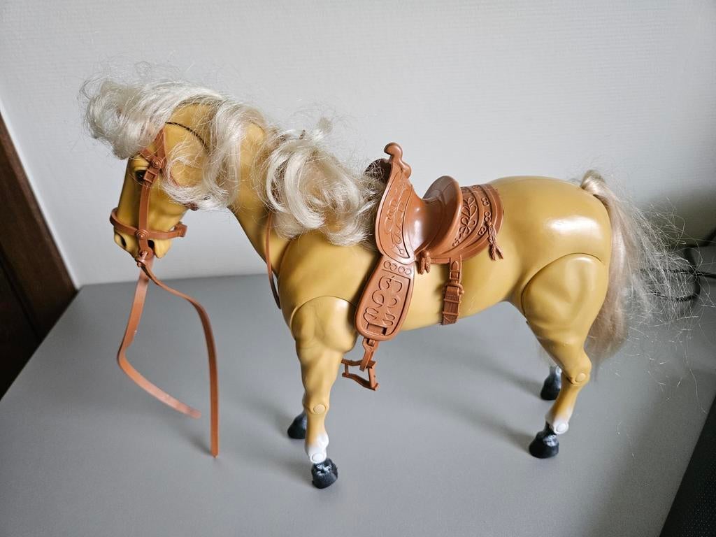 Speelgoed paard met plooibaar hoofd en benen, Ophalen of Verzenden, Paard