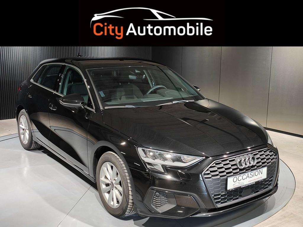 Audi A3 35 TDI S TRONIC GPS CARPLAY CAMERA APS AV/AR, Auto's, Automaat, Stof, Gebruikt, 4 cilinders