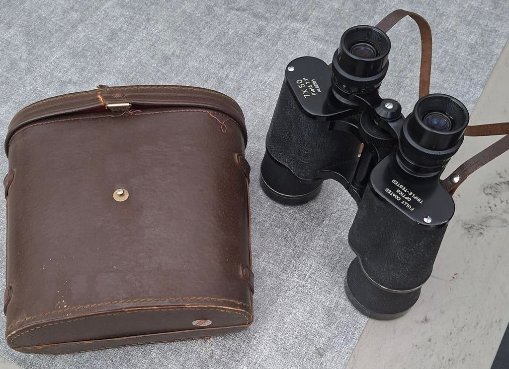 Verrekijker, Audio, Tv en Foto, Gebruikt, Minder dan 8x, Met hoes of tas, Porro (met knik)