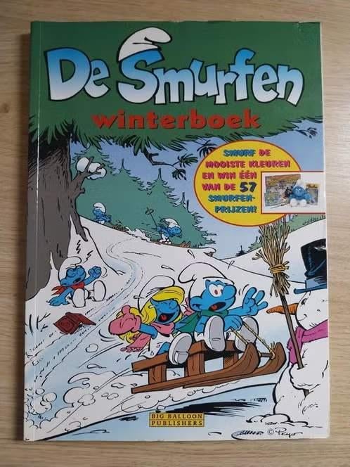 4 strips De smurfen, Boeken, Stripverhalen, Gelezen, Meerdere stripboeken, Verzenden