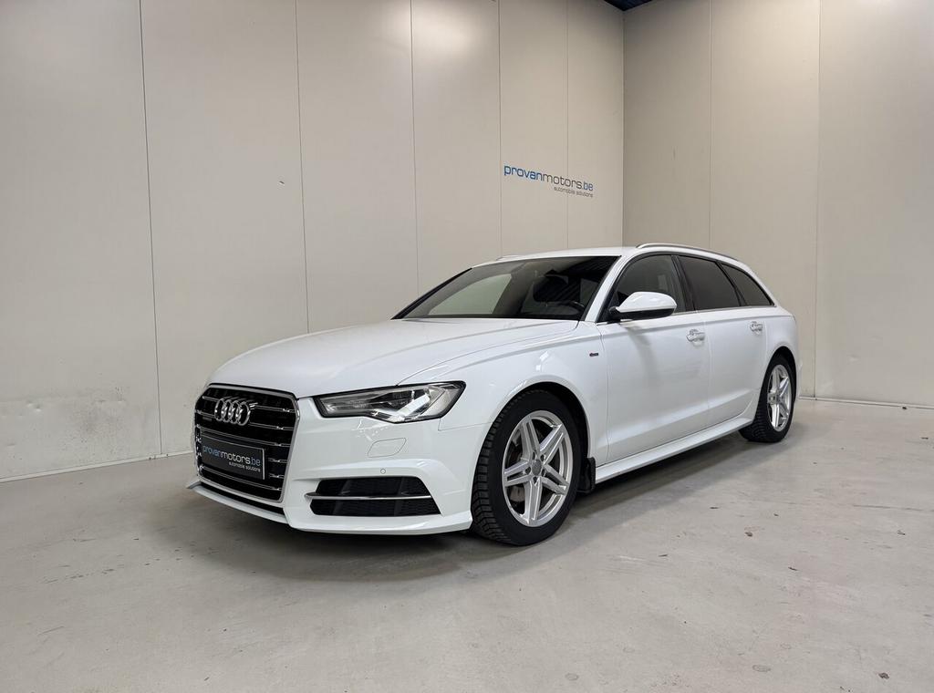 Audi A6 2.0 TDI Quattro Autom. - S-Line - Euro 6 - Topstaat!, 4 cilinders, 0 kg, Wit, 5 deurs