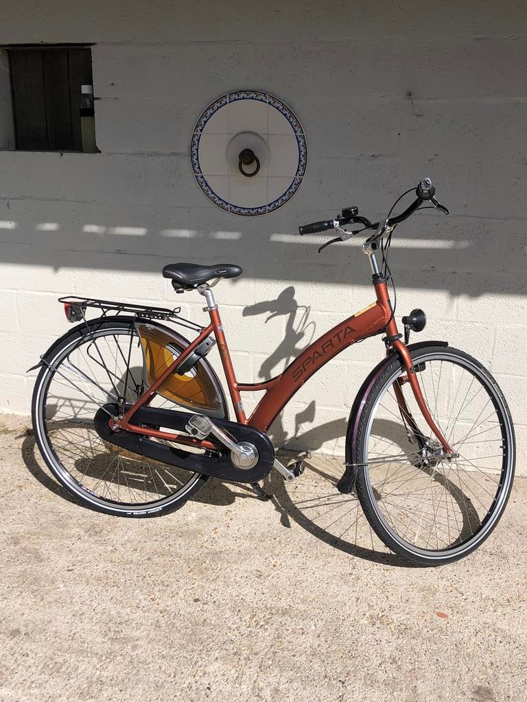 Sparta fiets-aluminium-7 versnellingen-zeer goede staat, Fietsen en Brommers, Ophalen, Sparta, Gebruikt, Versnellingen