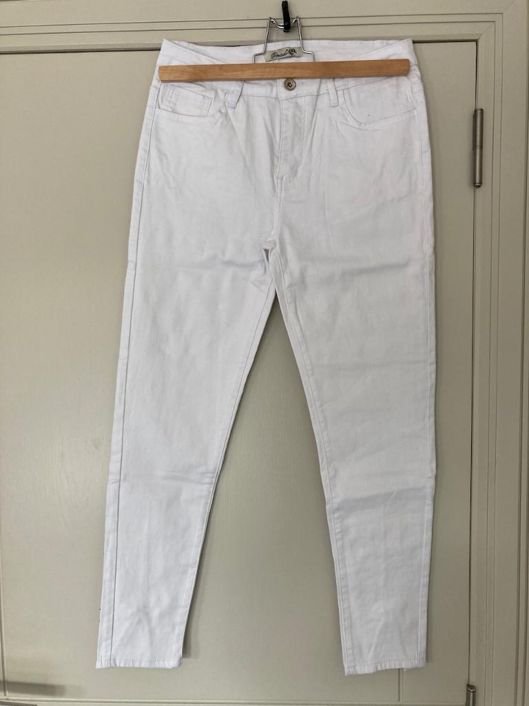 Nieuwe witte skinny damesbroek ONADO, maat 40. Perfecte st., Kleding | Dames, Broeken en Pantalons, Nieuw, Maat 38/40 (M), Wit