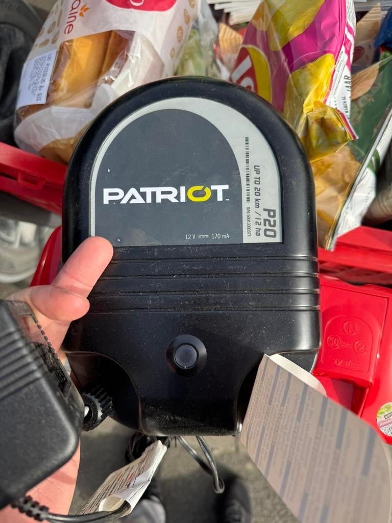 Electrificateur patriot p20, Enlèvement ou Envoi, Comme neuf