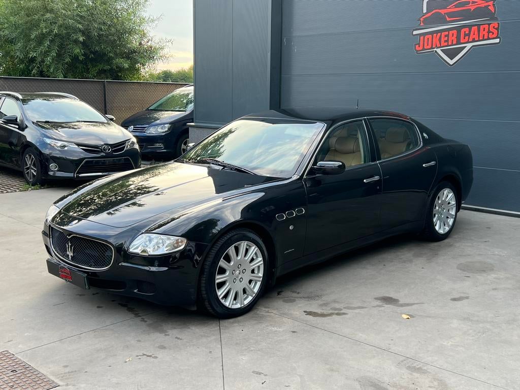 Maserati Quattroporte 4.2i V8 295kW 100% BELGIAN, Autos, Maserati, Cuir, Achat, Airbags, 4244 cm³