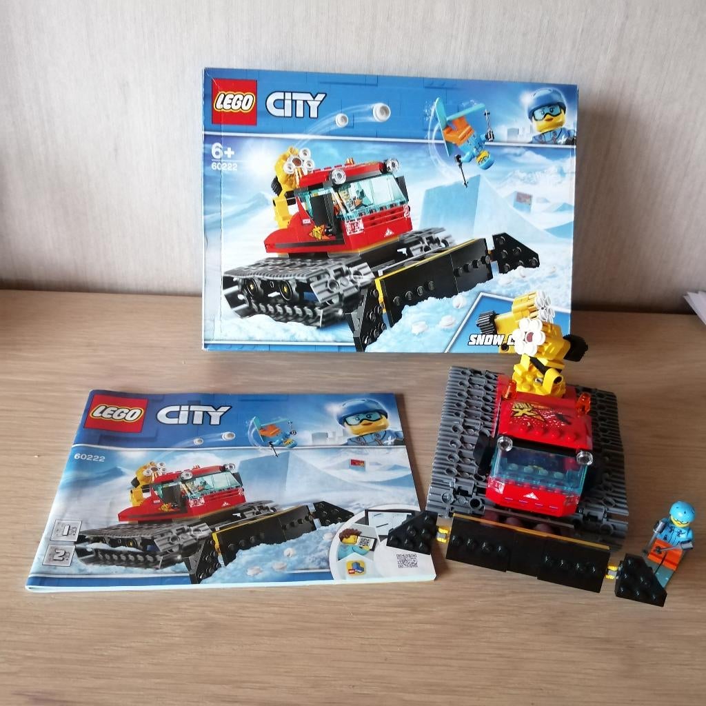 Lego sneeuwruimer 60222, Ophalen of Verzenden, Zo goed als nieuw, Compleet, Lego