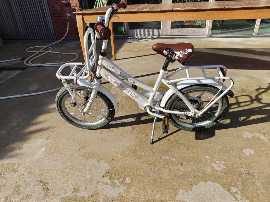 16 Inch meisjesfiets, Fietsen en Brommers, Fietsen | Meisjes, Ophalen, Gebruikt, 16 inch