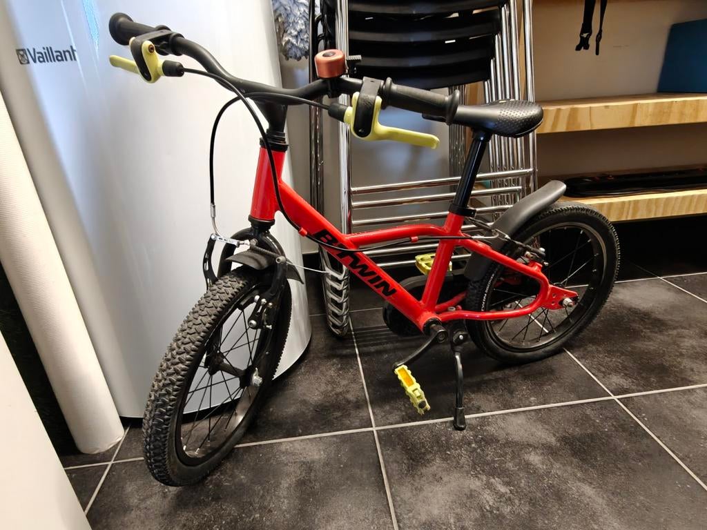 Kinderfiets B'Twin 900 Alu Racing 16 inch, Ophalen