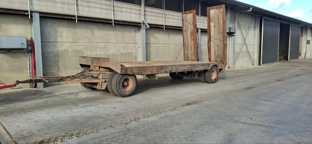 Dieplader / platte wagen, Ophalen of Verzenden