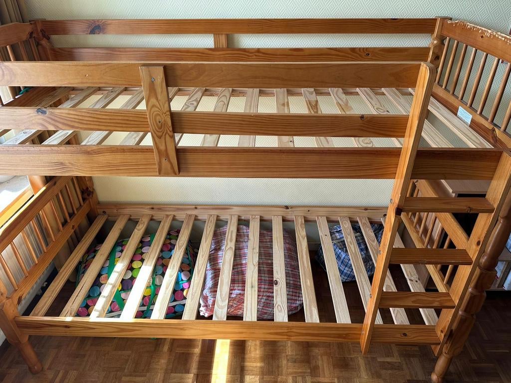 Houten stapelbed, Ophalen, Gebruikt, Stapelbed