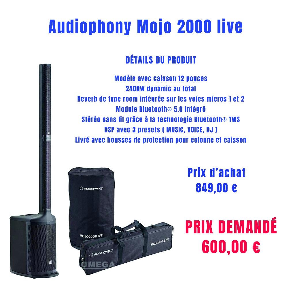 Alles-in-één professioneel geluidssysteem, Audio, Tv en Foto, Luidsprekerboxen, Zo goed als nieuw, Front, Rear of Stereo speakers