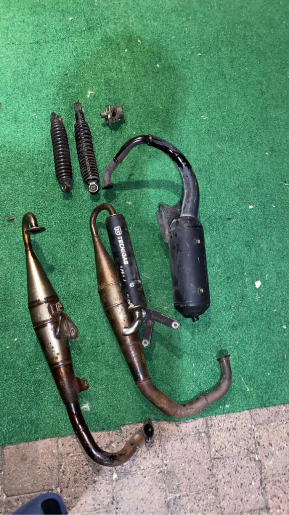 Scooter uitlaten achter veer, Ophalen, Gebruikt