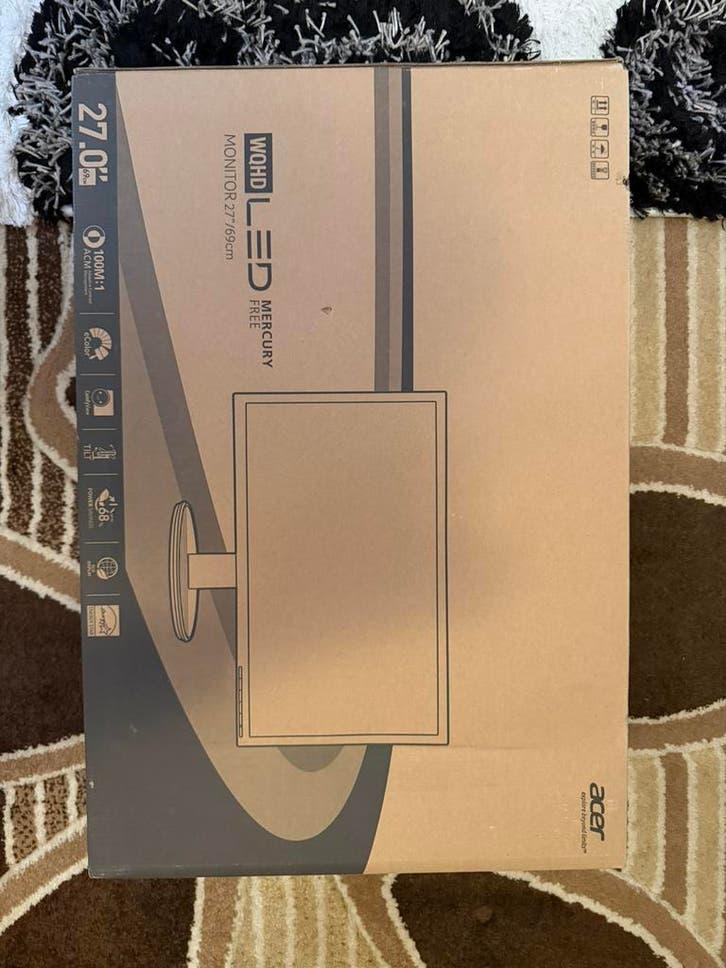 Acer K272HUL 27? WQHD LED Monitor, Computers en Software, Monitoren