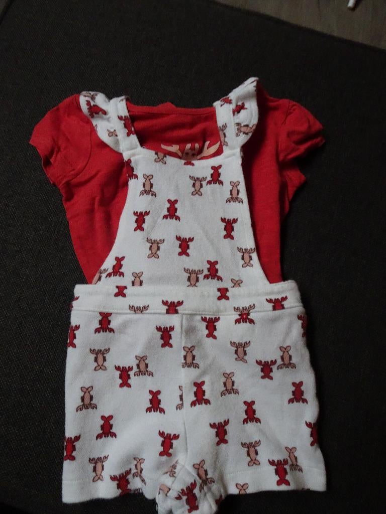 Ensemble 2 pièces à imprimé homard (JBC) Taille 80, Enfants & Bébés, Vêtements de bébé | Taille 80, Comme neuf, Fille, Ensemble