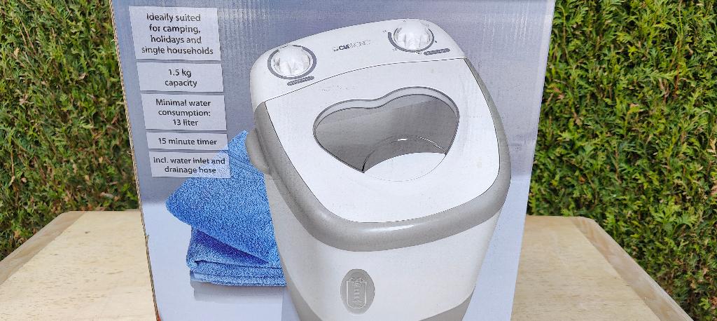 Mini wasmachine, Ophalen, Minder dan 1200 toeren, Minder dan 85 cm, Minder dan 4 kg