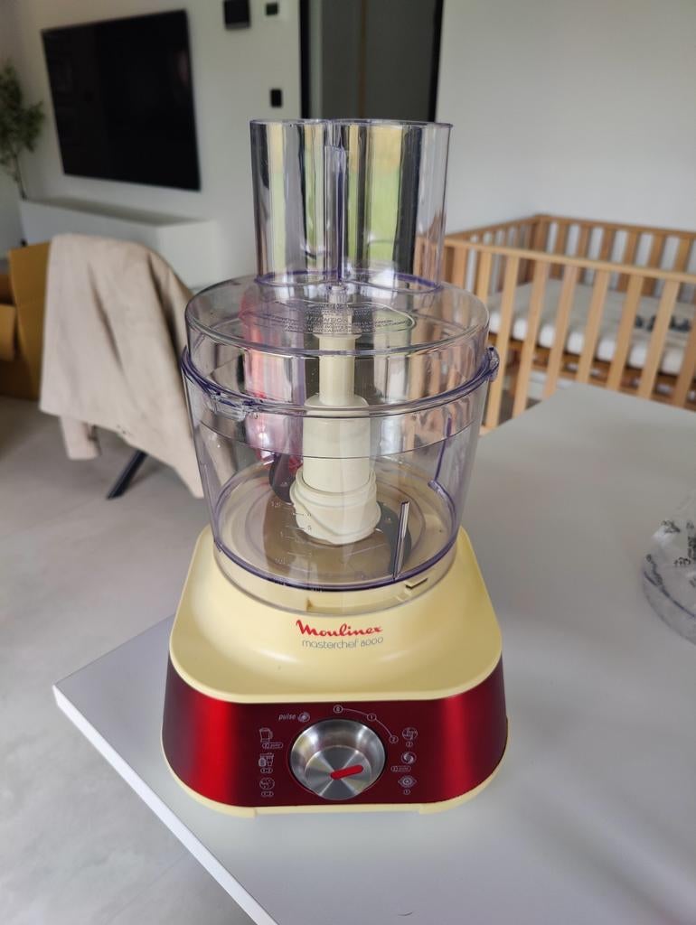 Moulinex Masterchef 8000 — Kit extrêmement complet !, Electroménager, Mélangeurs de cuisine, Comme neuf, Enlèvement