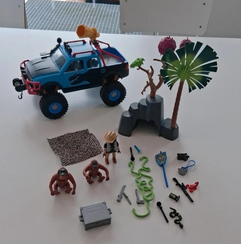 Playmobil Super 4 Jeep 9407, Kinderen en Baby's, Ophalen, Gebruikt, Complete set
