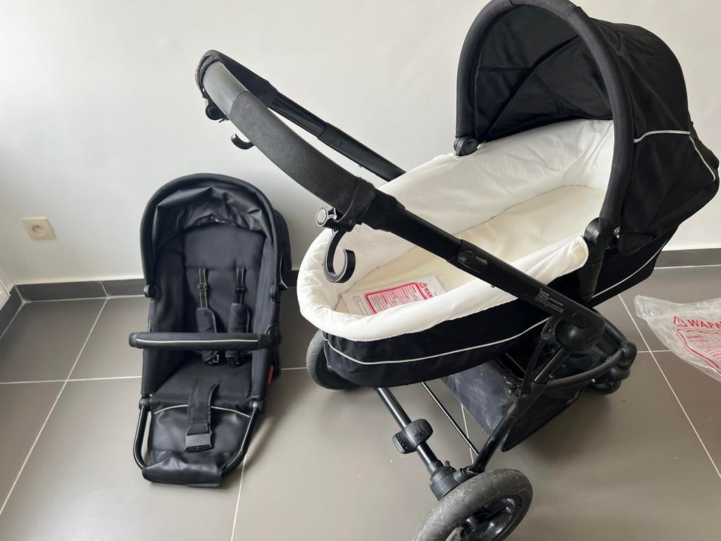 Combi kinderwagen Torck 2-in-1 (wieg + zitje) – goede staat, Ophalen