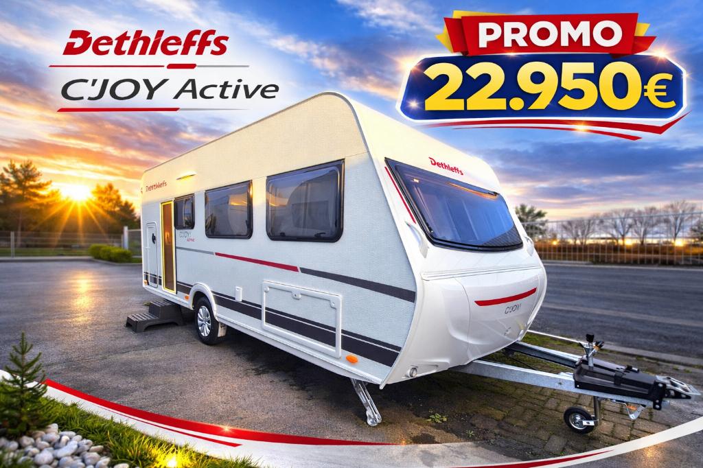 Dethleffs C'joy 480 QLK “Active”, Bedrijf, Treinzit, Schokbreker, Meer dan 6
