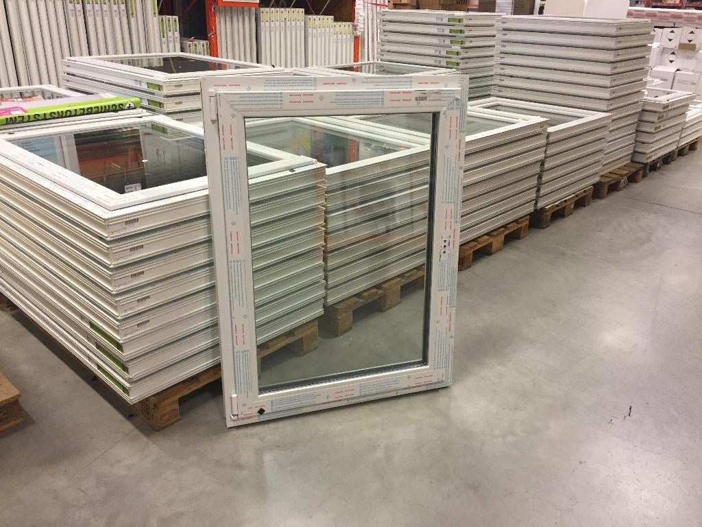 Déstockage de châssis et portes pvc grand stock dispo, Bricolage & Construction, Vitres, Châssis & Fenêtres, Enlèvement, Neuf