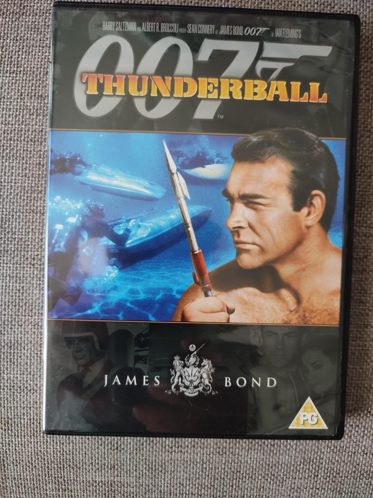 DVD : JAMES BOND - THUNDERBALL (nederl. ondertit.), Ophalen of Verzenden, Zo goed als nieuw