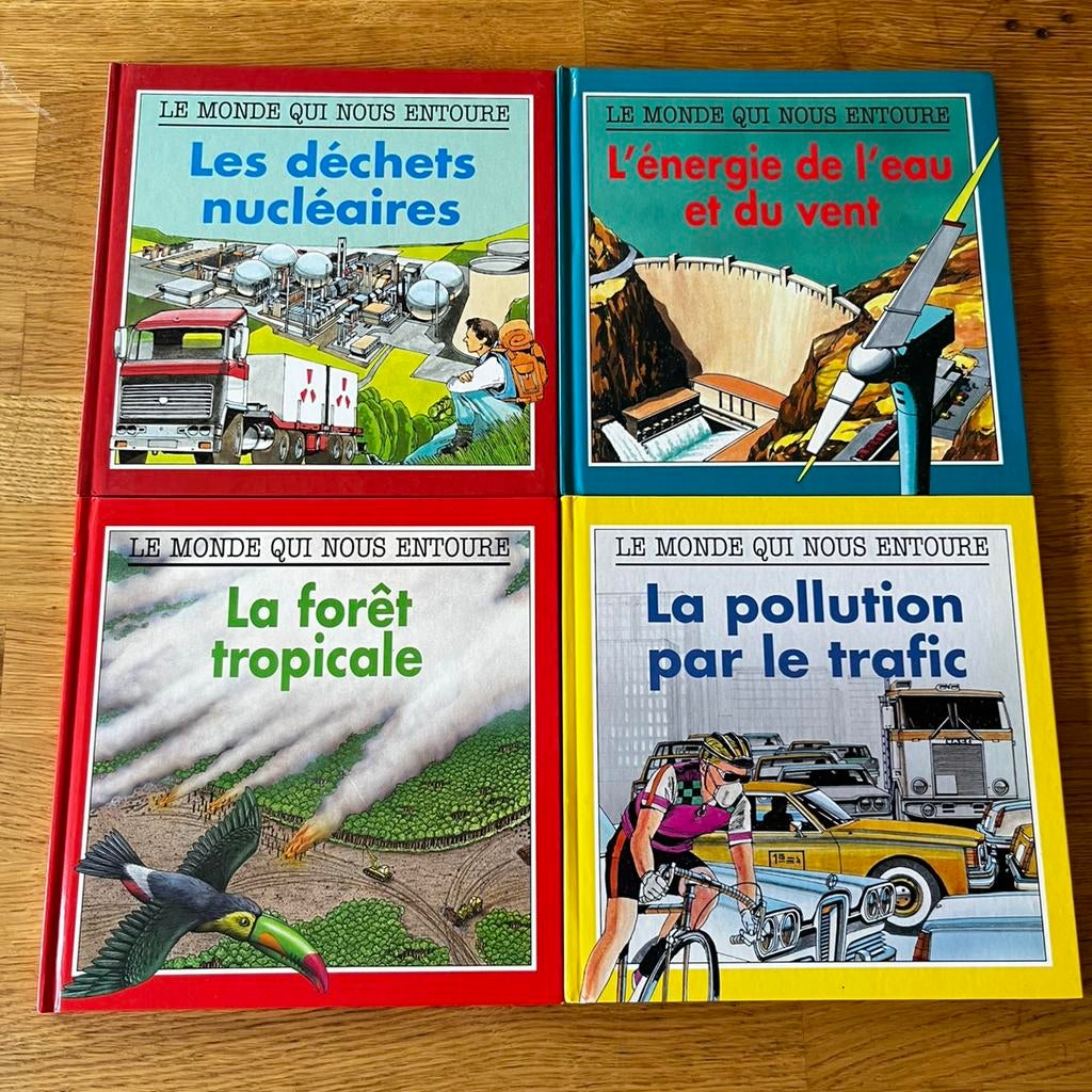 Lot 4 Livres Jeunesse Le Monde Qui Nous Entoure – Sciences, Livres, BD, Utilisé, Plusieurs BD, Enlèvement ou Envoi
