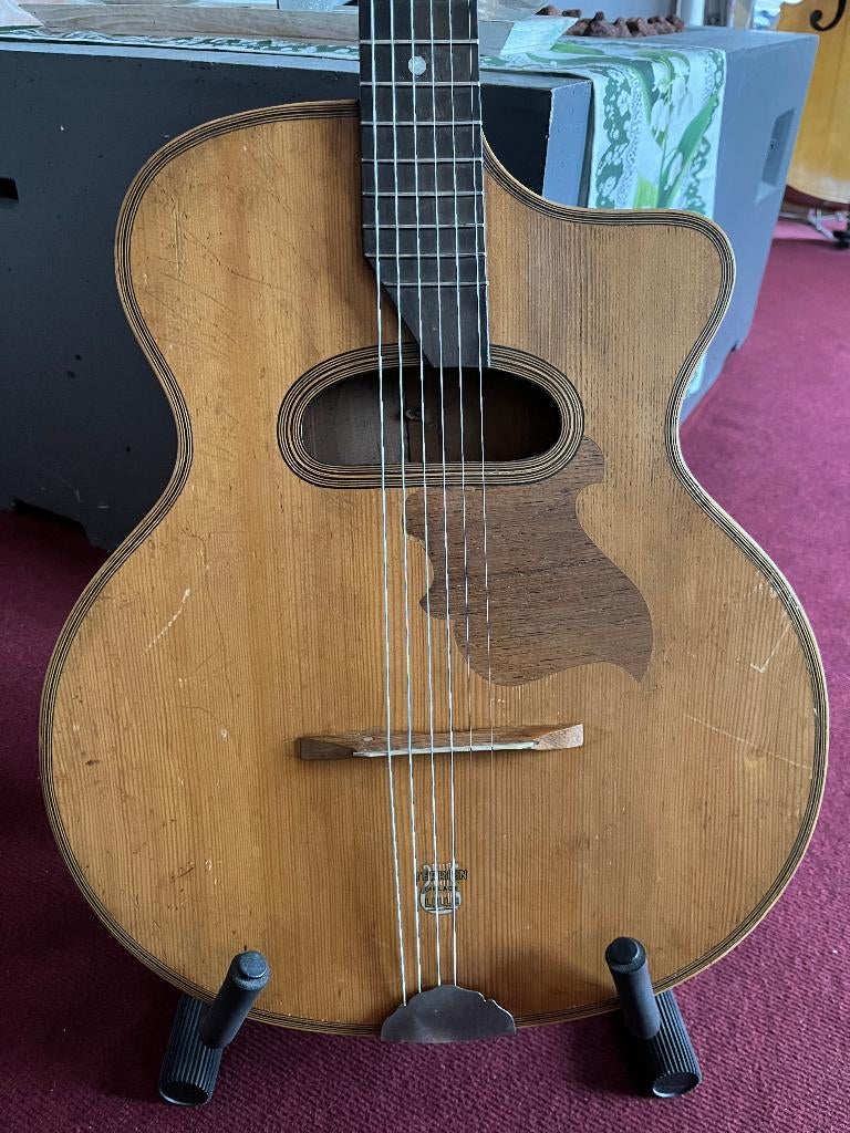 gypsy jazz manouche gitaar guitare, Enlèvement ou Envoi, Utilisé, Guitare Western ou Guitare Folk